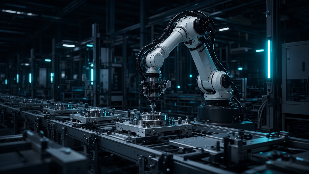 Automated manufacturing floor with connected equipment